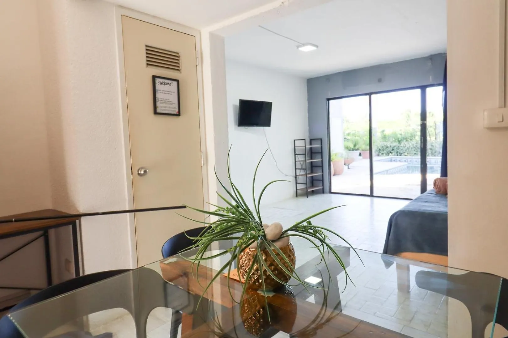 2 Studios W/Terrace & Pool In קנקון 0*,