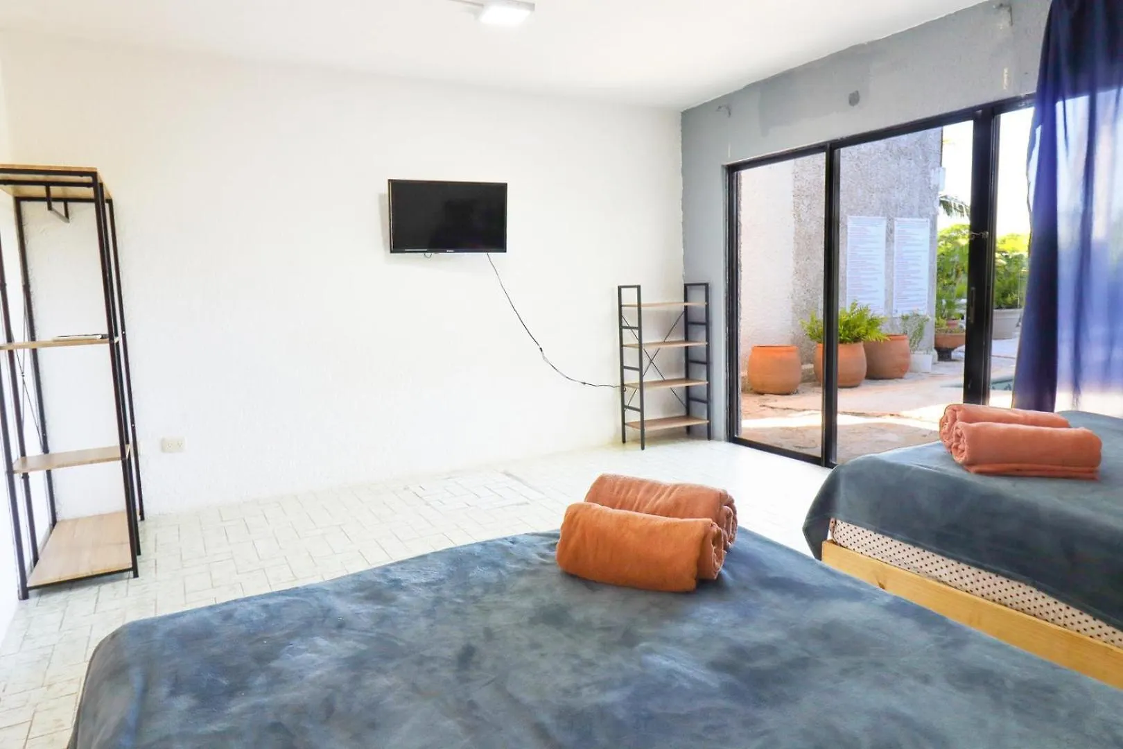 2 Studios W/Terrace & Pool In קנקון מקסיקו